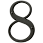 Baldwin Solid Brass Residential House Number 8 Oil Rubbed Bronze