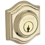 Baldwin Traditional Arch Standard C Keyway Double Cylinder Keyed Entry Deadbolt Lifetime Polished Brass