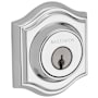 Baldwin Traditional Arch Standard C Keyway Double Cylinder Keyed Entry Deadbolt Polished Chrome