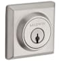Baldwin Traditional Square Standard C Keyway Double Cylinder Keyed Entry Deadbolt Satin Nickel