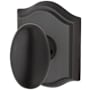 Baldwin Ellipse Single Cylinder Keyed Entry Door Knob with Arch Rose Venetian Bronze