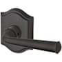 Baldwin Federal Keyed Entry Single Cylinder Leverset with Traditional Arch Rose Venetian Bronze