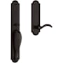 Baldwin Elkhorn Full Dummy Full Plate Handleset with Right Handed Non-Turning Dummy Interior Arch Lever Dark Bronze