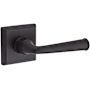 Baldwin Federal Non-Turning Two-Sided Through-Door Dummy Door Lever Set from the Reserve Collection Venetian Bronze