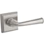 Baldwin Federal Non-Turning Two-Sided Through-Door Dummy Door Lever Set from the Reserve Collection Satin Nickel