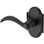 Baldwin Arch Left Handed Non-Turning One-Sided Surface Mount Dummy Door Lever from the Reserve Collection Dark Bronze