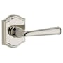 Baldwin Federal Non-Turning One-Sided Dummy Door Lever with Arch Rose Lifetime Polished Nickel