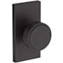 Baldwin Vashon Non-Turning One-Sided Dummy Door Knob with Contemporary 5" Rose from the Reserve Collection Venetian Bronze