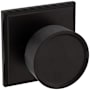 Baldwin K007 Non-Turning Two-Sided Dummy Door Knob Set with R050 Rose from the Estate Collection Oil Rubbed Bronze