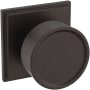 Baldwin K008 Hollywood Hills Non-Turning One-Sided Dummy Door Knob with R050 Rose from the Estate Collection Venetian Bronze
