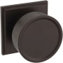 Baldwin K009 Privacy Door Knob Set with R050 Rose from the Estate Collection Venetian Bronze