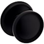 Baldwin Coined and Knurled K012 Privacy Door Knob Set with 5078 Trim from the Estate Collection Oil Rubbed Bronze