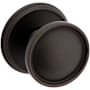 Baldwin Coined and Knurled K012 Privacy Door Knob Set with 5078 Trim from the Estate Collection Venetian Bronze