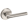 Baldwin L015 Passage Door Lever Set with R016 Rose from the Estate Collection Lifetime Satin Nickel