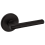 Baldwin L015 Passage Door Lever Set with R016 Rose from the Estate Collection Oil Rubbed Bronze