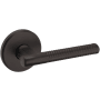 Baldwin L015 Passage Door Lever Set with R016 Rose from the Estate Collection Venetian Bronze
