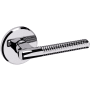 Baldwin L015 Passage Door Lever Set with R016 Rose from the Estate Collection Polished Chrome