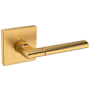 Baldwin L021 Passage Door Lever Set with R017 Rose from the Estate Collection Lifetime Satin Brass