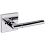 Baldwin L021 Privacy Door Lever Set with R017 Rose from the Estate Collection Polished Chrome