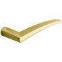 Baldwin Single Right Hand Estate Lever Without Rosettes Locking/Latching Mechanism Purchased Separately Lifetime PVD Satin Brass