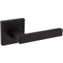 Baldwin L023 Right Handed Non-Turning One-Sided Dummy Door Lever with R017 Rose from the Estate Collection Oil Rubbed Bronze