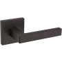 Baldwin L023 Right Handed Non-Turning One-Sided Dummy Door Lever with R017 Rose from the Estate Collection Venetian Bronze
