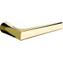 Baldwin L024 Style Single Left Handed Door Lever from the Estate Collection Non-Lacquered Brass