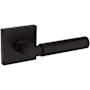 Baldwin L029 Gramercy Passage Door Lever Set with R017 Rose from the Estate Collection Oil Rubbed Bronze