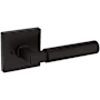Baldwin L029 Gramercy Privacy Door Lever Set with R017 Rose from the Estate Collection Oil Rubbed Bronze