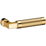 Baldwin L030 Gramercy Knurled Pair of Door Levers without Rosettes from the Estate Collection Locking/Latching Mechanism Purchased Separately Lifetime Polished Brass