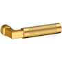 Baldwin L030 Gramercy Knurled Pair of Door Levers without Rosettes from the Estate Collection Locking/Latching Mechanism Purchased Separately Lifetime Satin Brass