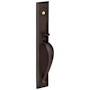 Baldwin Cody Right Hand Single Cylinder Mortise Entrance Handleset Trim Set with 5452 Estate Collection Lever Venetian Bronze