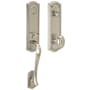 Baldwin Bethpage Single Cylinder Mortise Entrance Handleset Trim Set with 5437 Knob from the Estate Collection Lifetime Satin Nickel