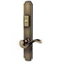Baldwin Bismark Door Configuration 5 Passage Multi Point Trim Lever Set with American Cylinder Above or Below Handle Satin Brass and Black