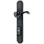 Baldwin Bismark Door Configuration 3 Keyed Entry Multi Point Trim Lever Set with American Cylinder Below Handle Oil Rubbed Bronze