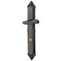 Baldwin Kensington Door Configuration 1 Keyed Entry Multi Point Trim Lever Set with European Cylinder Below Handle Venetian Bronze