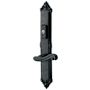 Baldwin Kensington Door Configuration 5 Half Inactive Half Passage Multi Point Trim Lever Set with American Cylinder Above or Below Handle Distressed Oil Rubbed Bronze