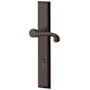 Baldwin Concord Door Configuration 1 Patio Multi Point Trim Lever Set with European Cylinder Below Handle Venetian Bronze