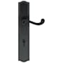 Baldwin Bristol Door Configuration 1 Passage Multi Point Trim Lever Set with European Cylinder Below Handle Oil Rubbed Bronze