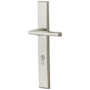 Baldwin Lakeshore Door Configuration 1 Keyed Entry Multi Point Trim Lever Set with European Cylinder Below Handle Lifetime Polished Nickel