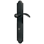 Baldwin Boulder Door Configuration 4 Patio Multi Point Trim Lever Set with Euro Profile Cylinder Below Handle Oil Rubbed Bronze