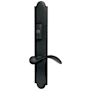 Baldwin Boulder Door Configuration 5 Keyed Entry Multi Point Trim Lever Set with American Cylinder Above or Below Handle Distressed Oil Rubbed Bronze