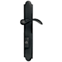 Baldwin Boulder Door Configuration 3 Half Inactive Half Passage Multi Point Trim Lever Set with American Cylinder Below Handle Distressed Oil Rubbed Bronze