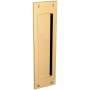 Baldwin Santa Monica Style Pocket Door Passage Trim Half Pair from the Estate Collection Lifetime Polished Brass