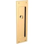 Baldwin Santa Monica Privacy Pocket Door Lock from the Estate Collection Lifetime Polished Brass