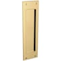 Baldwin Santa Monica Style Pocket Door Passage Trim Pair from the Estate Collection Lifetime Polished Brass
