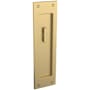 Baldwin Single Santa Monica Style Pocket Door Interior Privacy Trim from the Estate Collection Vintage Brass