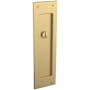 Baldwin Santa Monica Privacy Pocket Door Lock from the Estate Collection Vintage Brass