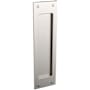 Baldwin Single Santa Monica Style Pocket Door Passage Trim from the Estate Collection Lifetime Satin Nickel