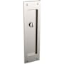 Baldwin Santa Monica Privacy Pocket Door Lock from the Estate Collection Lifetime Satin Nickel